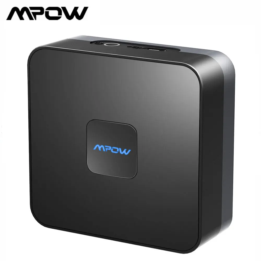 Беспроводной аудиоадаптер Mpow с Bluetooth приемником подключение 2 устройств в