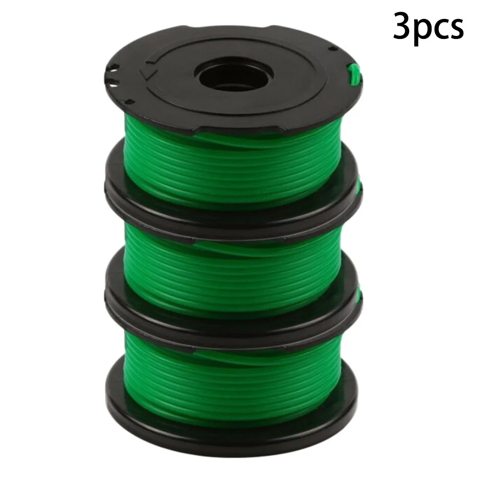 3Pcs Trimmer Spool Line A6482 For Black & Decker GL7033 GL8033 GL9035 Grass Cutter String Strimmer Replacement Part Acss electric earth auger