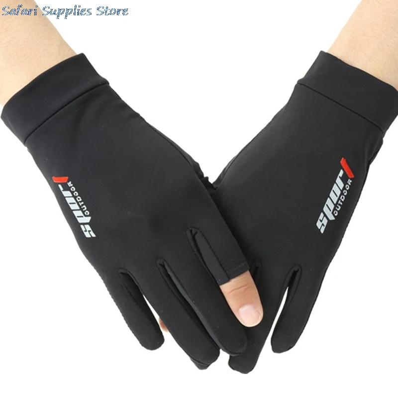Outdoor Winter Fishing Gloves Waterproof Three Or Two Fingers Cut Anti-slip Climbing Keep Warm Hiking Camping Riding for fishing gloves