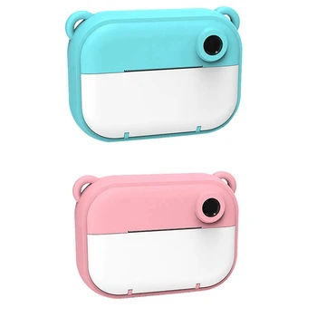 

2 Set Kids Camera for Polaroid Instant Photo Camera Children'S Camera Mini Toys for Digital Camera AS Gift, Blue & Pink
