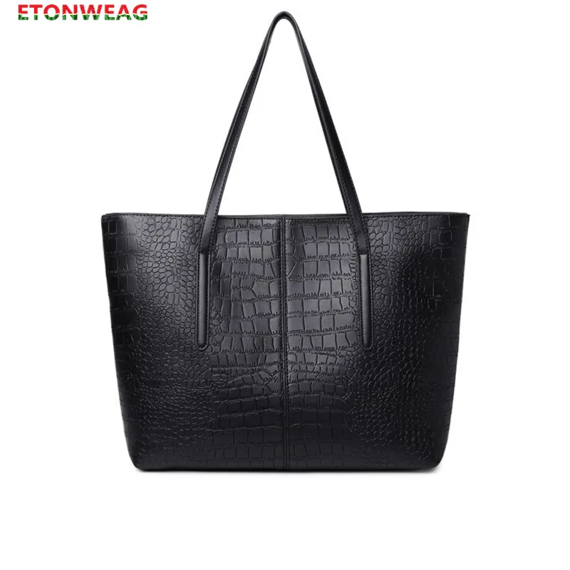 2021 классические женские Ручные Сумки из искусственной кожи с крокодиловым