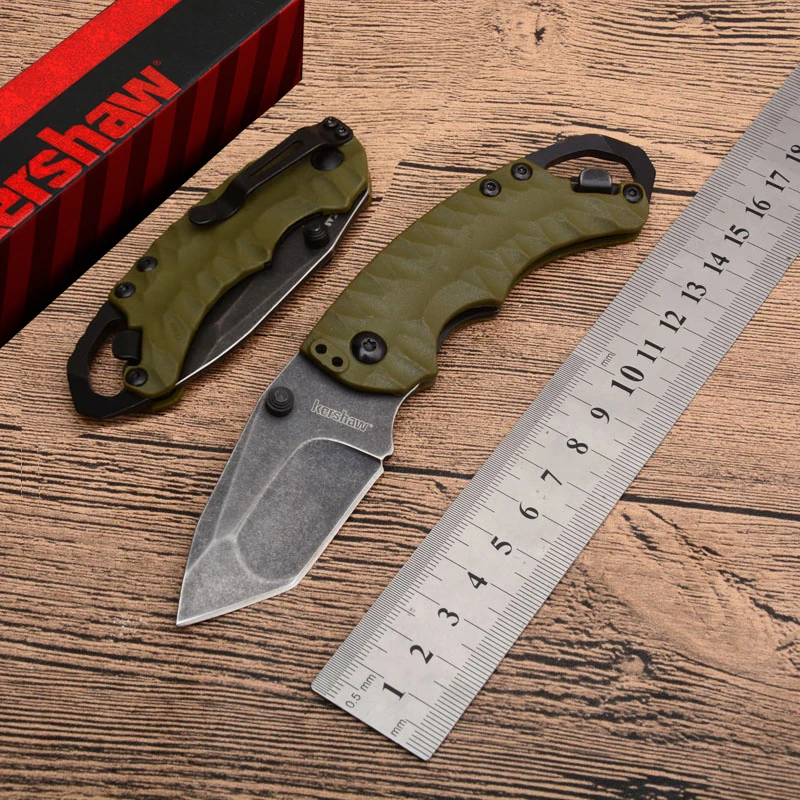 Цветной складной нож Kershaw, 8750, 8Cr13, стальной, многоцелевой, для кемпинга, рыбалки, EDC, складной нож, для выживания, инструмент