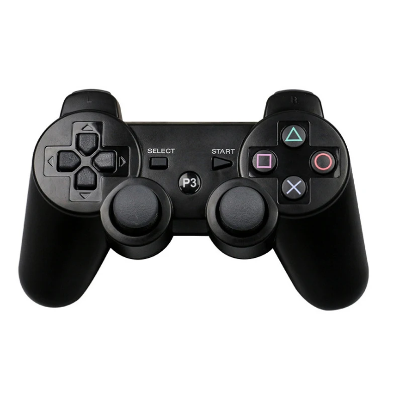 Геймпад беспроводной Bluetooth джойстик для PS3 контроллер Беспроводная консоль для sony Playstation 3 игровой коврик переключатель игры аксессуары - Цвет: Black
