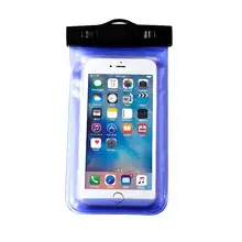 Чехол для телефона с чувствительным и прозрачным термополиуретановым экраном водонепроницаемый пылезащитный снегозащищенный ударопрочный сухой мешок для сотового телефона до 5,9