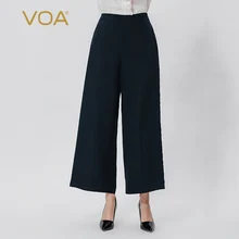 VOA Zangqing 34 mm משקל אמיתי משי בשר מותניים crimping תיק אקארד השפעה חומר שחבור דק רחב רגליים מכנסיים k991(China)