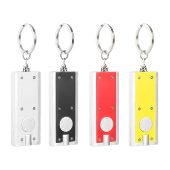 

Portable Pocket Flashlight LED Mini Keychain Light Button Battery Hand Pocket Flashlight Camping Hiking Fishing Light 60X25mm