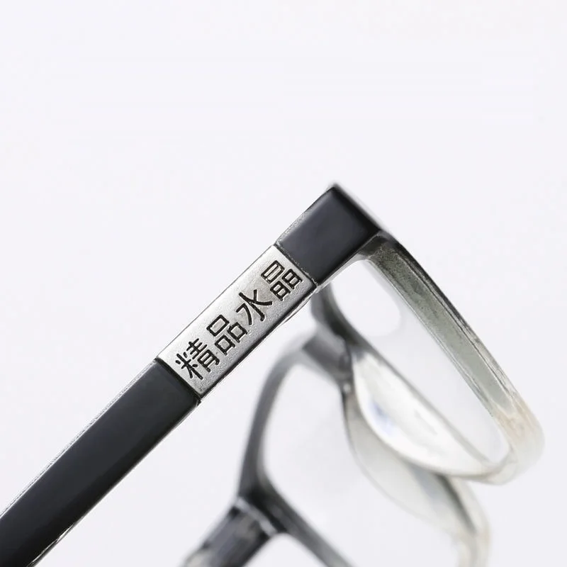 Tanie Zerosun Glass Reading Glasses Men Women HD Crystal Lens Anti Scratch Diopter Eyewear +100 150 200 250 300 350