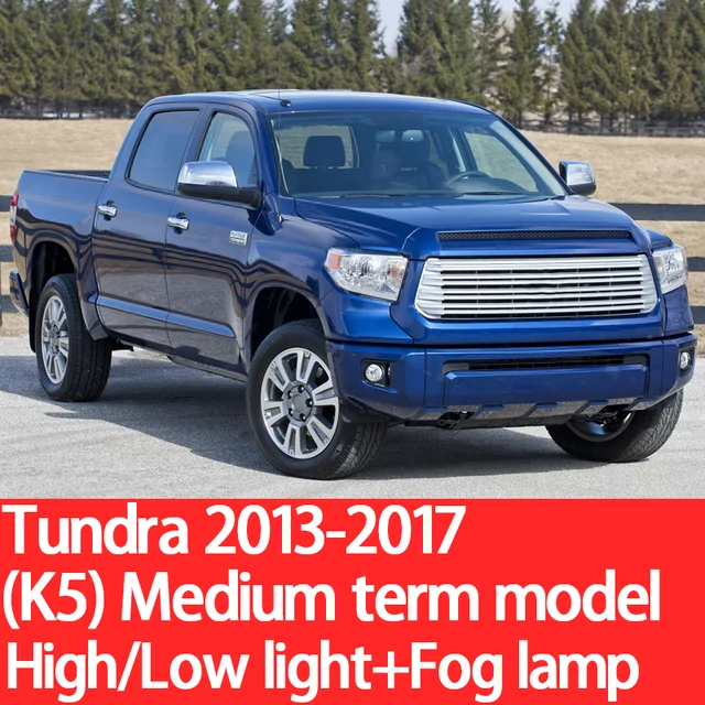 YNFOM LED headlights kit for Toyota Tundra K3-K5 SR-5 1999-2019 low beam,high beam,fog lamp,car accessories,car headlight bulbs 2013-2017 K5