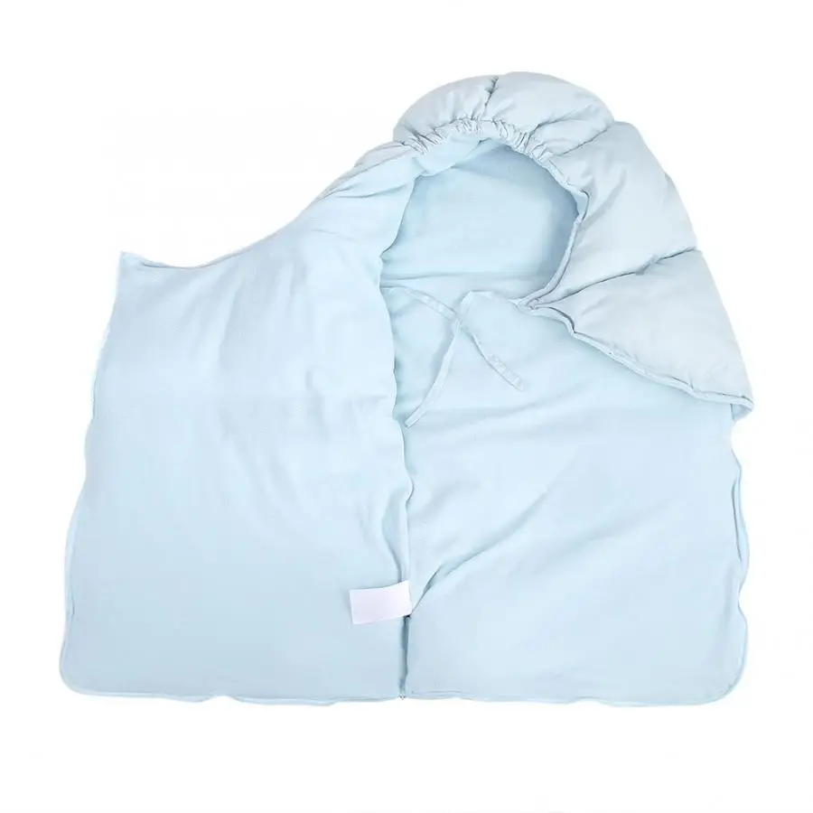 Вниз хлопок для малышей детский спальный мешок зимняя теплая прогулочная коляска сумки Смарт Контроль температуры новорожденных конверты спальные мешки для пеленания