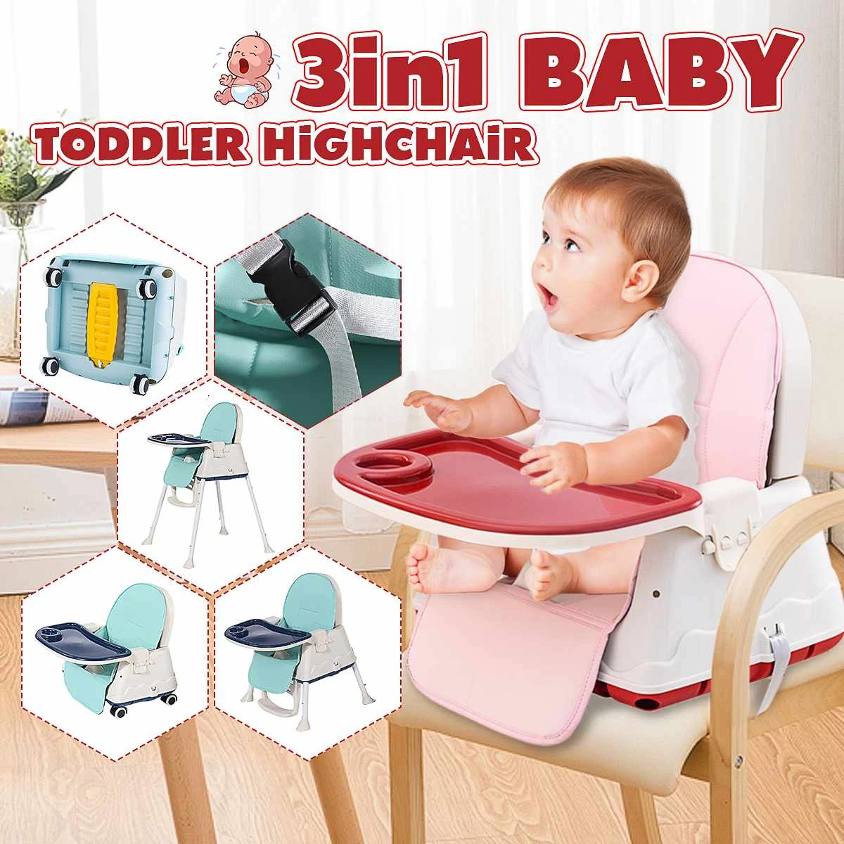 adjustable height booster seat for table