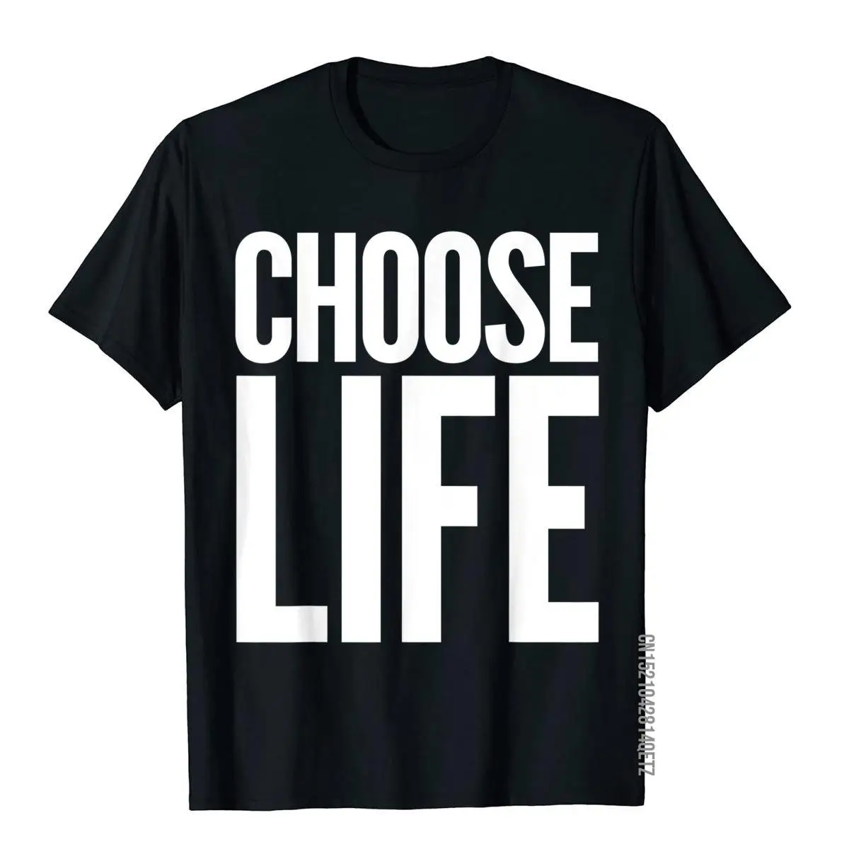 Choose Life Vintage Retro 80s Funny T-Shirt__B10756black