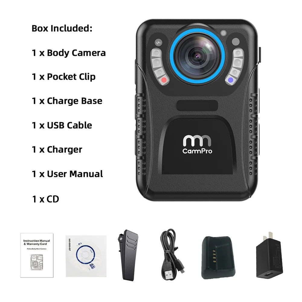 CammPro C3 Mini Law Enforcement Recorder 1440P Infrared Camera Video Police  Body Worn Camera AliExpress