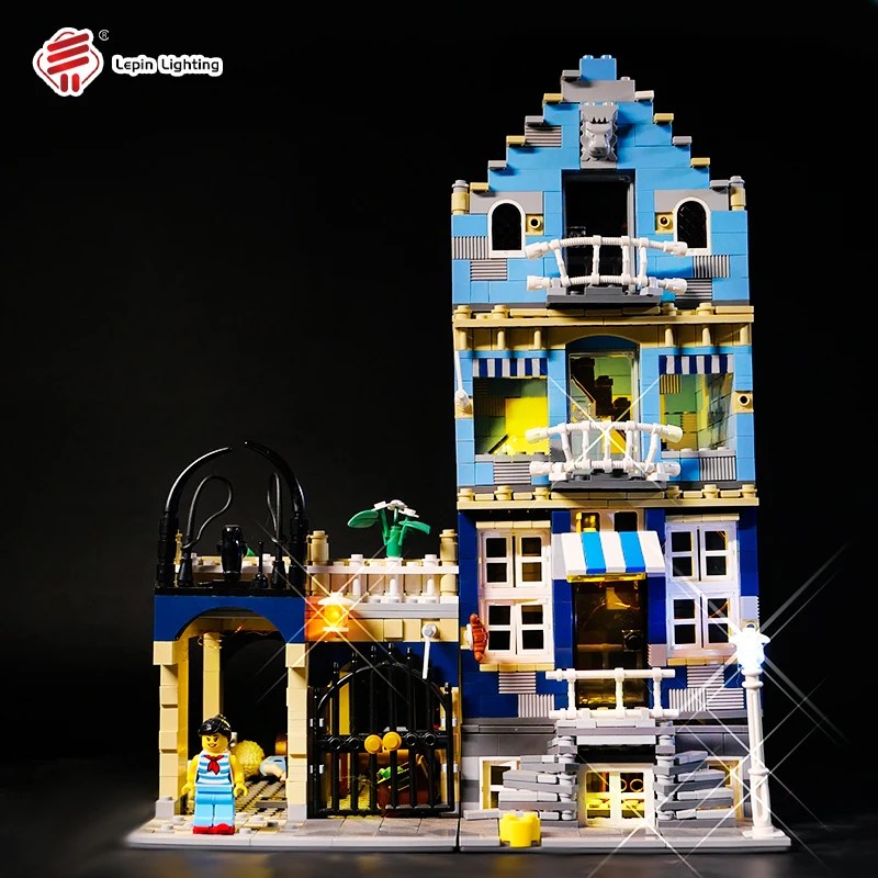 Details about   15007 Creator Series Market Street Building-Blocks Bricks Toy gift Free shipping 