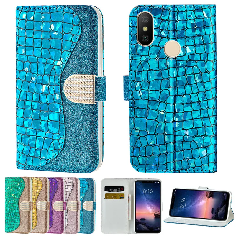

Case For Xiaomi Redmi Note 6 7 Pro 5A Coque Luxury Bling Phone Cases Etui XiaoMi Redmi 6A 5A 6 Por Soft Hard Shinning Back Cover