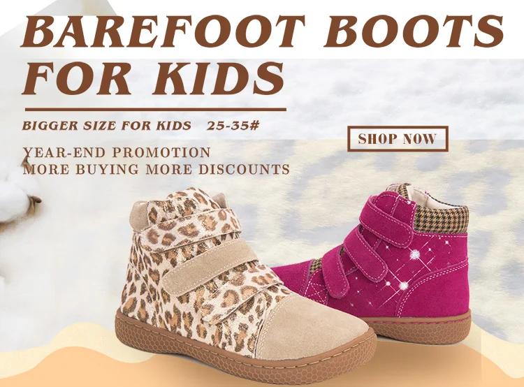 PEKNY BOSA Brand kid plaid ankle boots children Genuine Leather barefoot shoes spring autumn high-top toddler girl and boy shoes