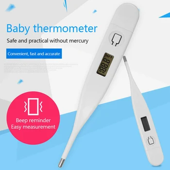 

Electronic Digital LCD Thermometer Baby Adult Body Safe Oral Thermometers YU-Home