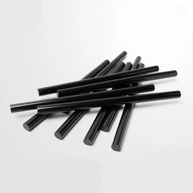 블랙 핫멜트 접착제 스틱, 고점도 전기 총 수리 전동 공구, DIY 식품 등급 접착제 스트립, 7, 11mm, 200mm * 25 개