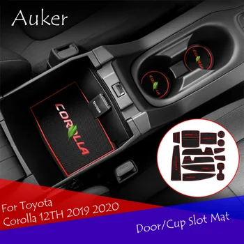 

Car Door Slot Gap Silicone Carpet Mat Cover Stickers Styling For Toyota Corolla 2019 2020 2021 E210 12th Accessories