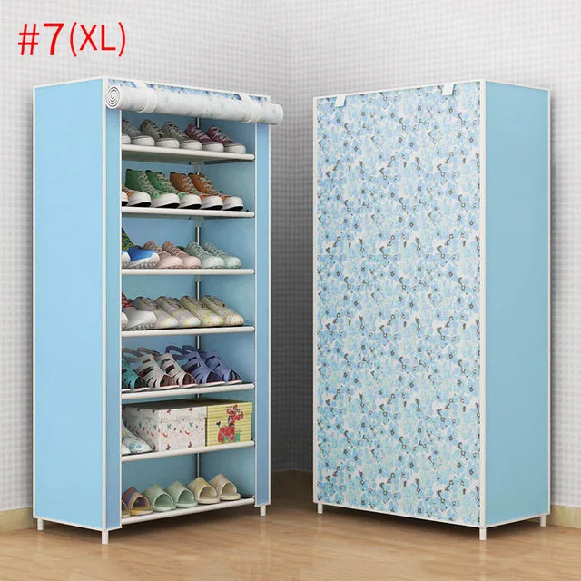 style7 XL 35 пылезащитные домашние стеллажи для обуви Органайзер несколько слоев обуви держатель для полки стойки дверь, подставка для обуви экономит пространство для хранения домашнего гардероба - Цвет: style7 XL