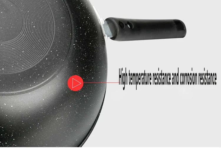 Wok антипригарная сковорода без дыма варочная панель для приготовления пищи газовая плита универсальная посуда Индукционная сковорода керамическая посуда Kiithen Антипригарная посуда