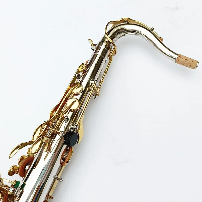 Made in France Tenor Saxophone STS-802 Silvering Gold Keys Sax Tenor Mouthpiece Ligature Reeds Neck Musical Instrument