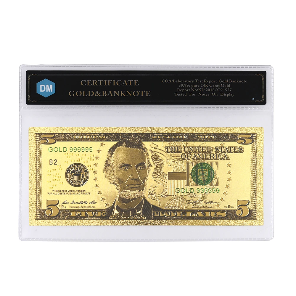 Банкнота 5 Долларов Сша Купить