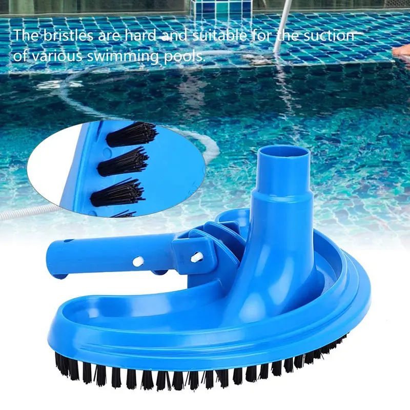 Pool Vacuum Head Swimming Pool Curved Swimming Pool Suction Head Cleaning Brush Cleaning Tool 