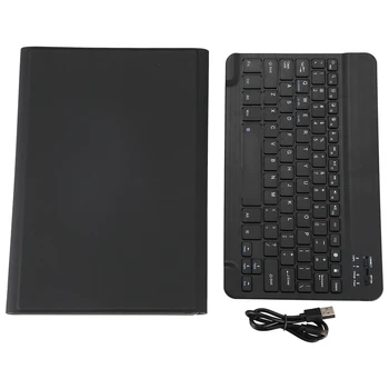 

Bluetooth 3.0 Black Wireless Keyboard Durable Case Ultra Slim Folio Stand Cover Detachable for Huawei Mediapad M6 10.8 Inch(2019