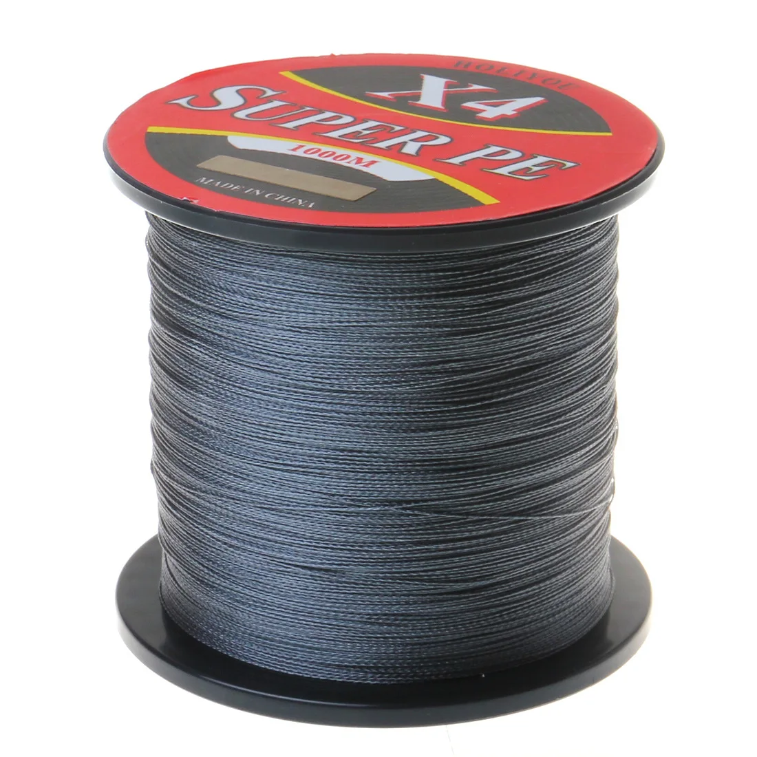 

4-Unit Monochrome Weaving Fishing Line 1000 m pe Line Anti-Bite Wearable Dark Gray Vajra Rope Fishing Gear