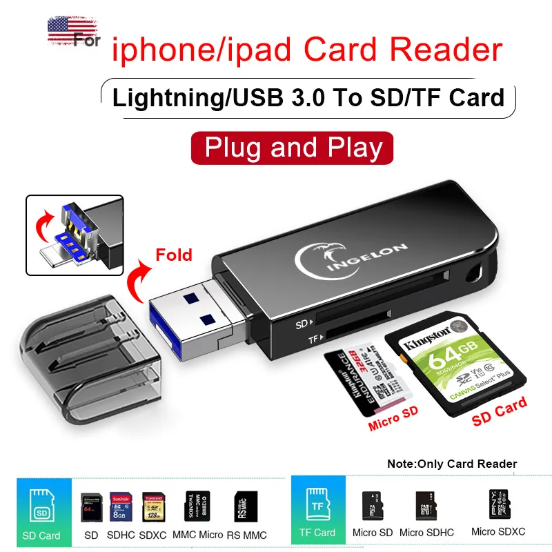 Устройство для чтения Micro SD карт USB 3 0 на SD|Картридеры| |