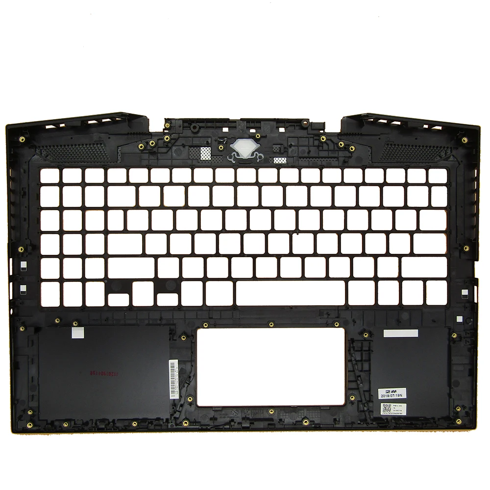 tampa traseira moldura palmrest teclado capa inferior caso escudo habitação