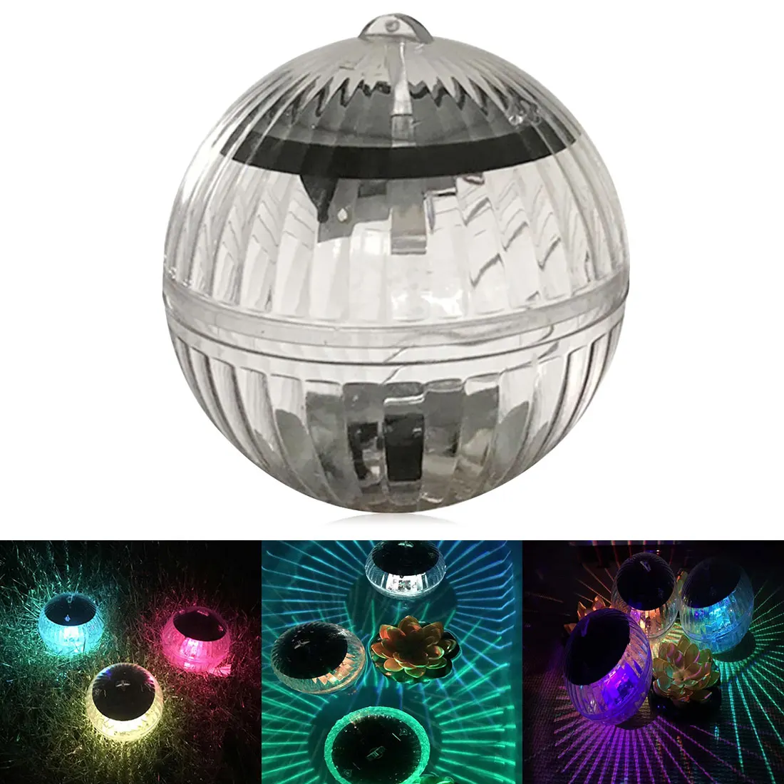 

Water Drift Lamp Swimming Pool Waterproof LED Solar Power Multi Color Changing Water Floating Light LED Disco Light