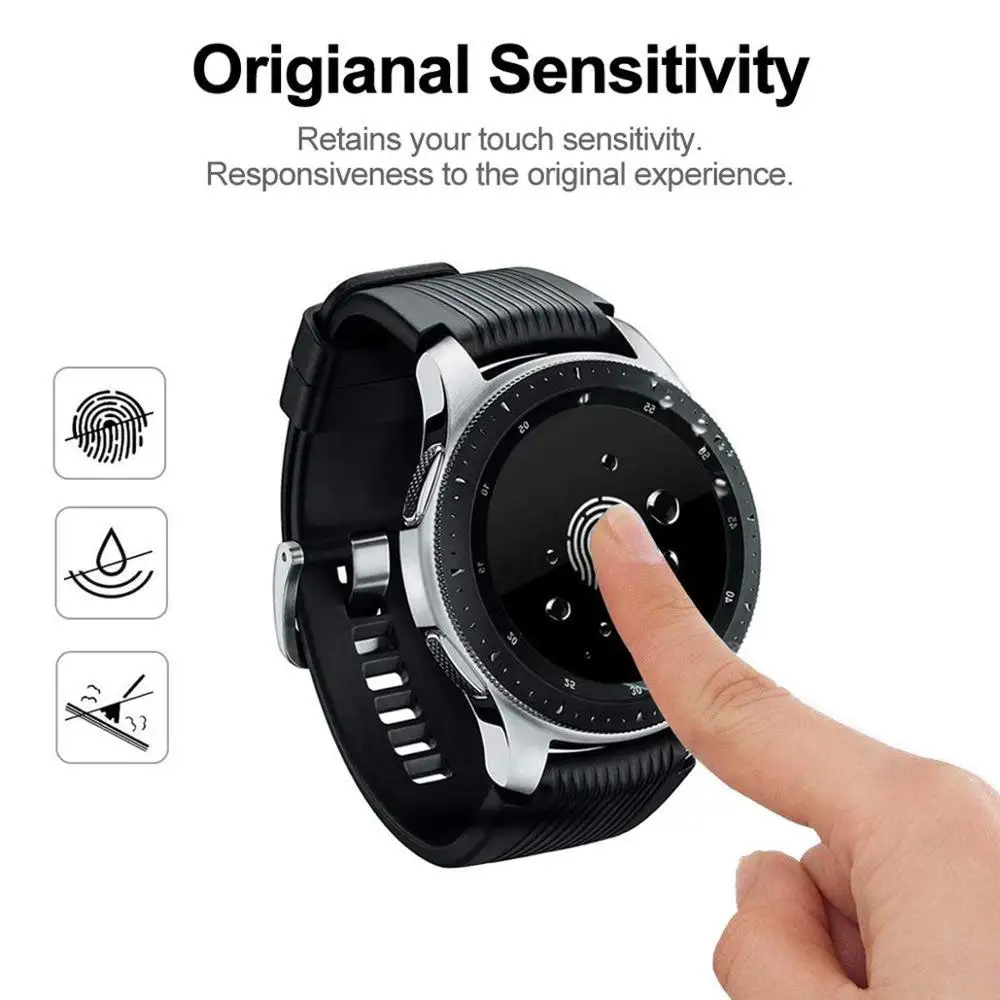 2 упак. Закаленное стекло для Samsung Galaxy Watch 42 46мм / Gear S3 / Sport Чехол для экрана HD