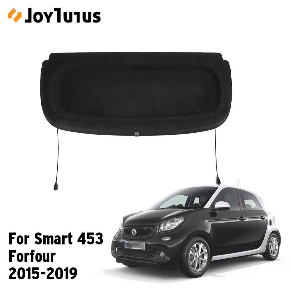 Cheap Kofferbak Cargo Cover Voor Smart 453Forfour 2015-2019 Auto Gordijn Kofferbak Partitie Security Shield Screen