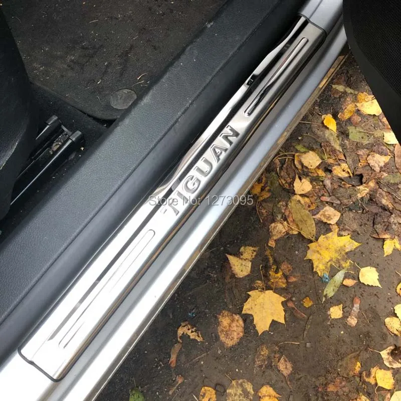 Защитная Накладка на порог из нержавеющей стали для 2010 2014 2015 2016 Volkswagen/Vw Tiguan|door