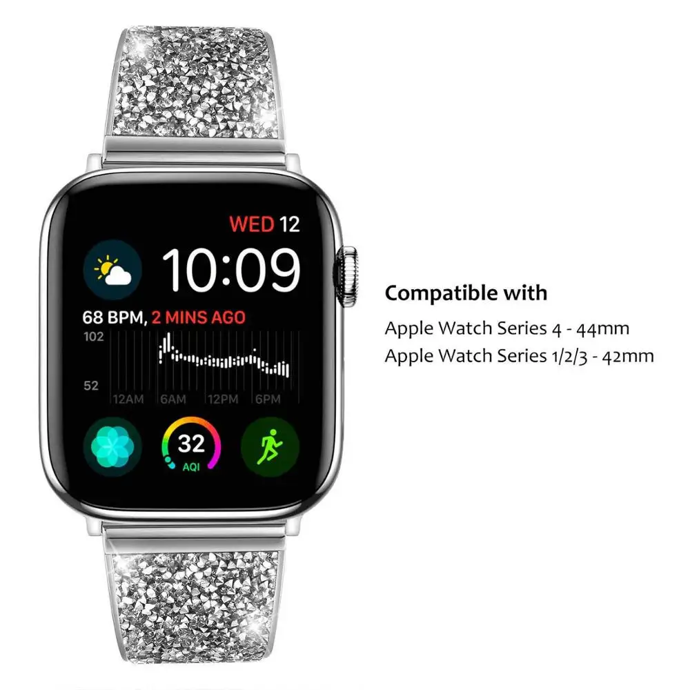 Ремешок для часов Apple Watch 4 band 42 мм серия 4 3 2 ремешок из нержавеющей стали сменный Браслет для iWatch 4 40 мм 44 мм 38 мм ремешок