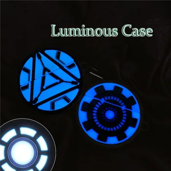 

For AirPod 1 2 Case Iron Man Reactor Cute Cartoon Soft Silicone Cases For Apple Airpods Pro Case Cover Funda