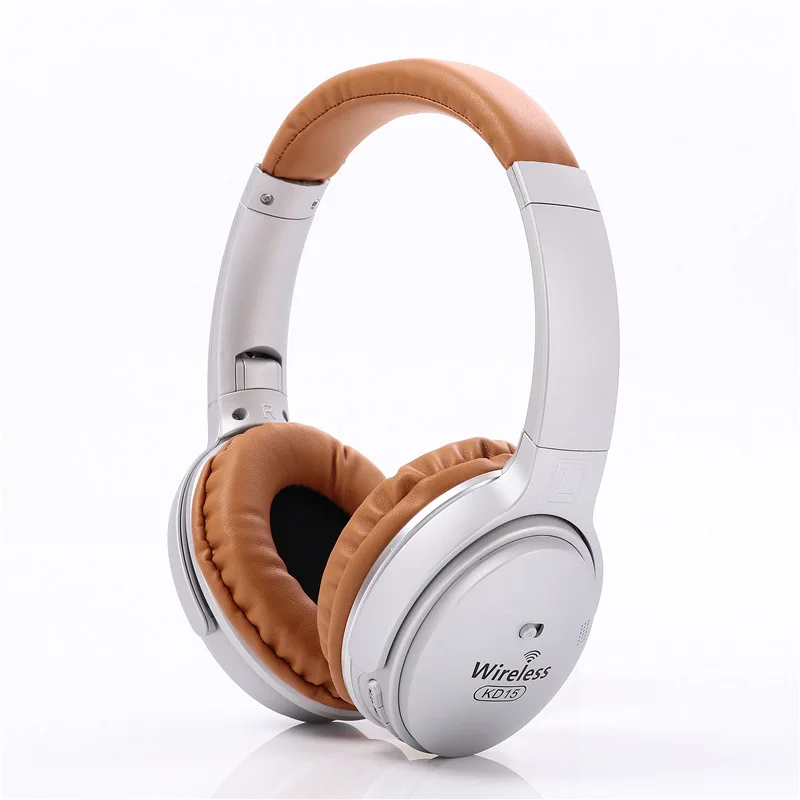 Белый Fanshu Bluetooth наушники геймер беспроводные наушники Складная игровая гарнитура стерео HiFi поддержка tf-карта радио с микрофоном для мобильного телефона - Цвет: Белый