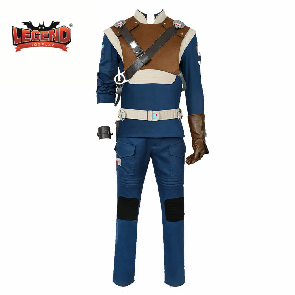 Sw Jedi Fallen Order Cosplay Costume Halloween Outfit Shoes Cal Kestis