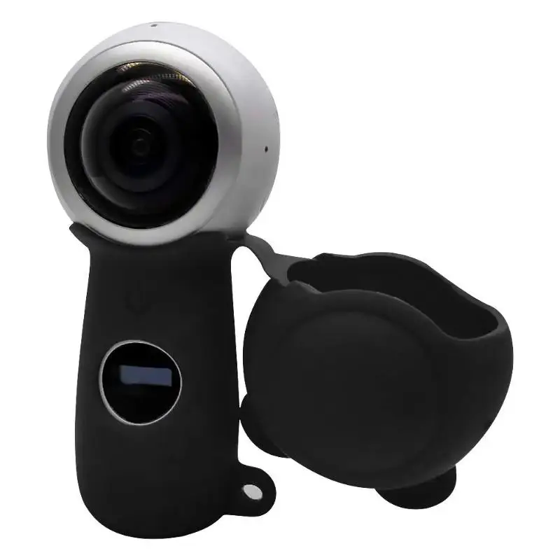 Мягкий силиконовый защитный чехол для экшн-камеры samsung gear 360 защищает ваши наушники от ударов падений