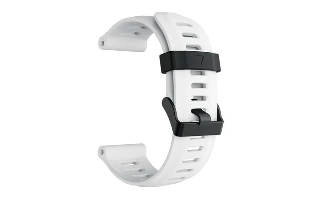 Красочные 26 мм ширина открытый спортивный силиконовый ремешок для часов Замена браслета часы для Garmin Fenix 3 HR часы - Цвет: Белый