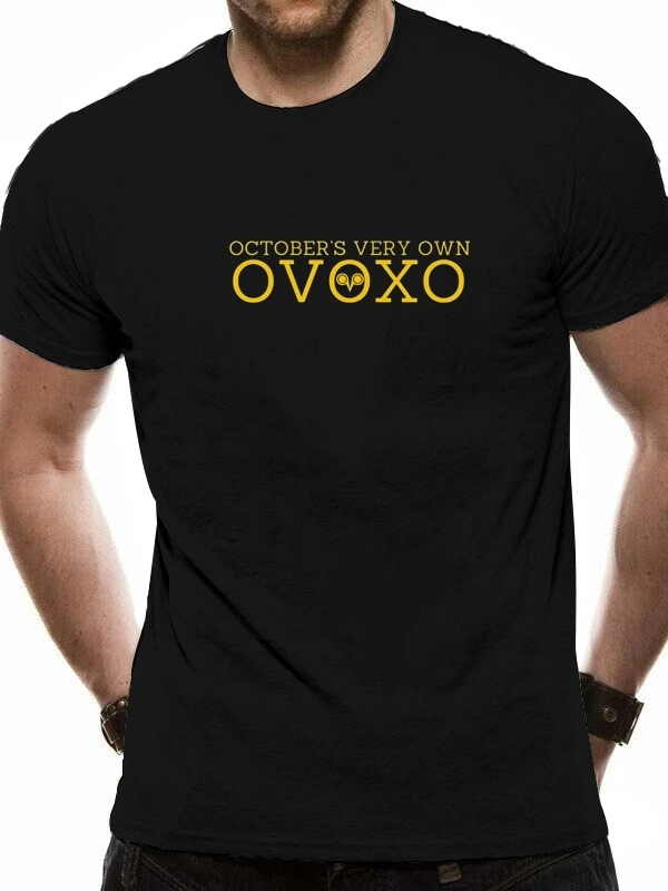 Мужская футболка OVOXO с драконом сова коротким рукавом черная забавная Новинка