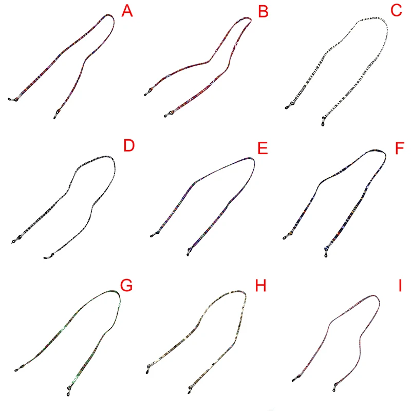 Для мужчин и женщин этнический стиль многоцветные очки веревка солнцезащитные очки для шеи шнур ремешок для очков держатель шнура 10 Стиль s