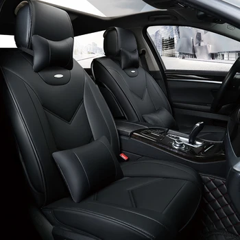 

Full Coverage Eco-leather auto seats covers PU Leather Car Seat Covers for Toyota highlander land cruiser prado