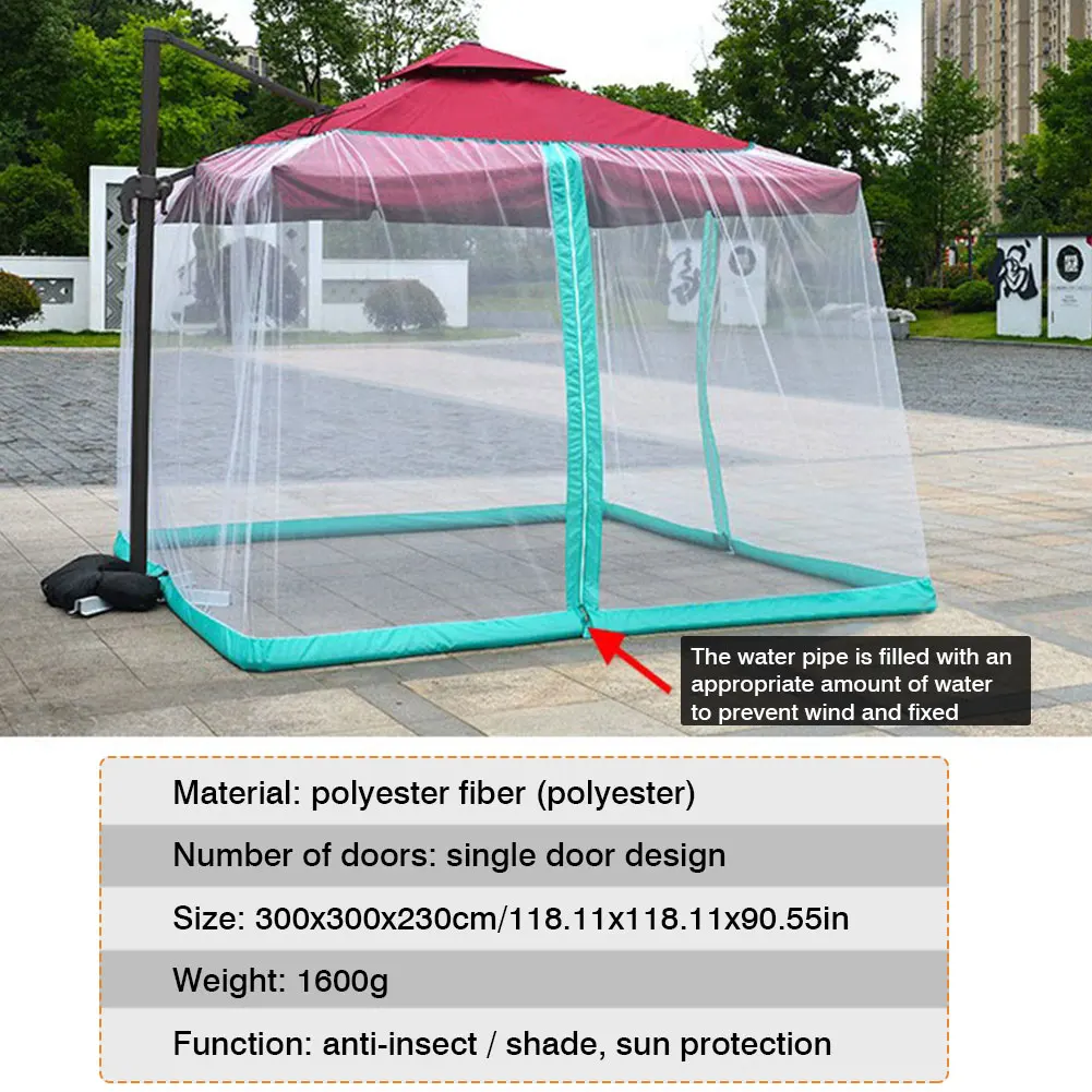 portátil resistente uv gazebo estilo mosquito rede pátio ao ar livre