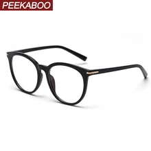 Peekaboo большой синий светильник, блокирующие очки для женщин, леопард tr90, прозрачные оправы для очков по рецепту, мужские круглые uv400