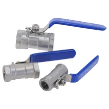 1 шт. шаровой кран 1/" 3/8" 1/" 3/4" " 1" 1-1/" с внутренней резьбой из нержавеющей стали SS304 труба шаровой кран с ручкой Резьбовые клапаны