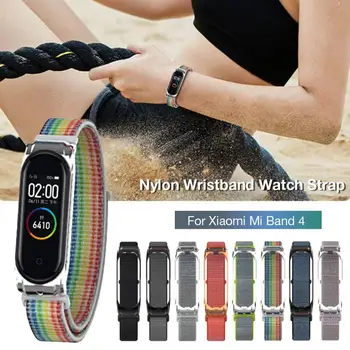 

New Replacement Watch Band Nylon Wristband Watch bracelet Strap For Xiaomi Mi Band 3 4 Bracelet High Quality Watch Strap