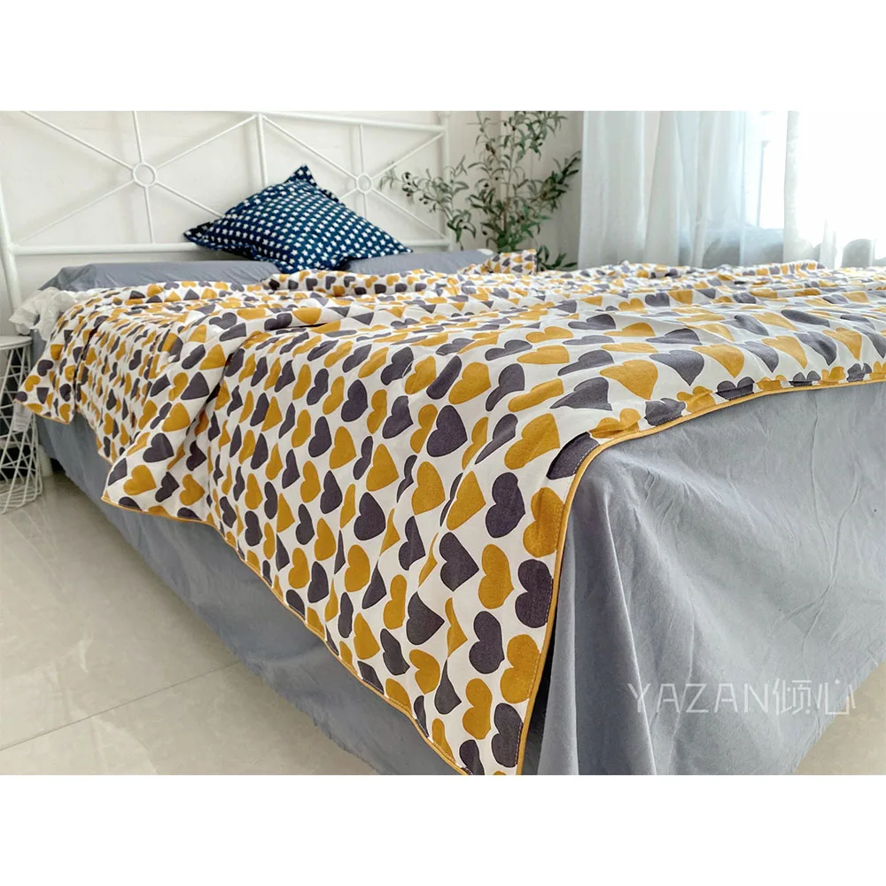 US $123.60 Summer Bedspread Queen Size Geometric Printed Double Quilts And Duvets For Adults Thin AirConditioned Comforter Colcha For Bed