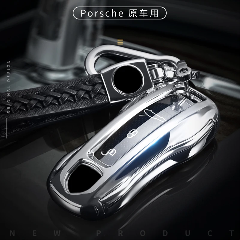 1 шт. чехол из ТПУ для автомобиля, чехол для Porsche 911 Macan Cayman Cayenne Boxster, пульт дистанционного управления, умный ключ